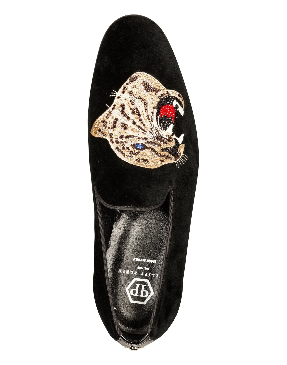 Moccasin "Roar strass", цвет: Черный