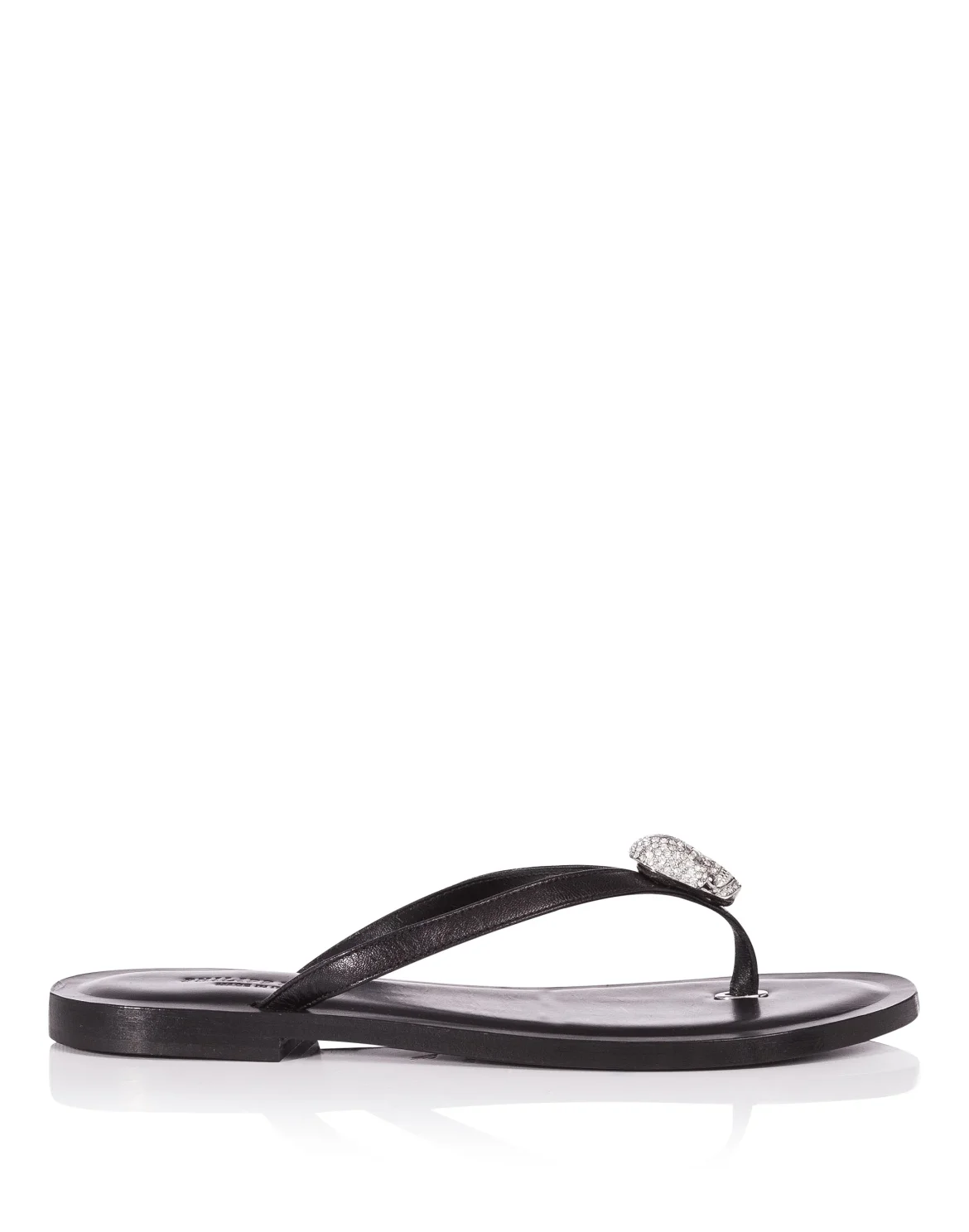 Sandals Flat "On the street", цвет: Черный