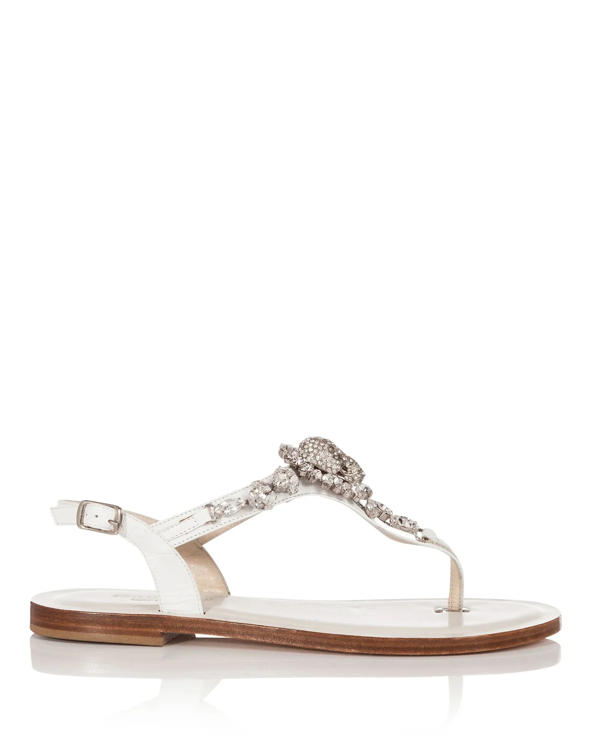 Sandals Flat "Michaela", цвет: Белый
