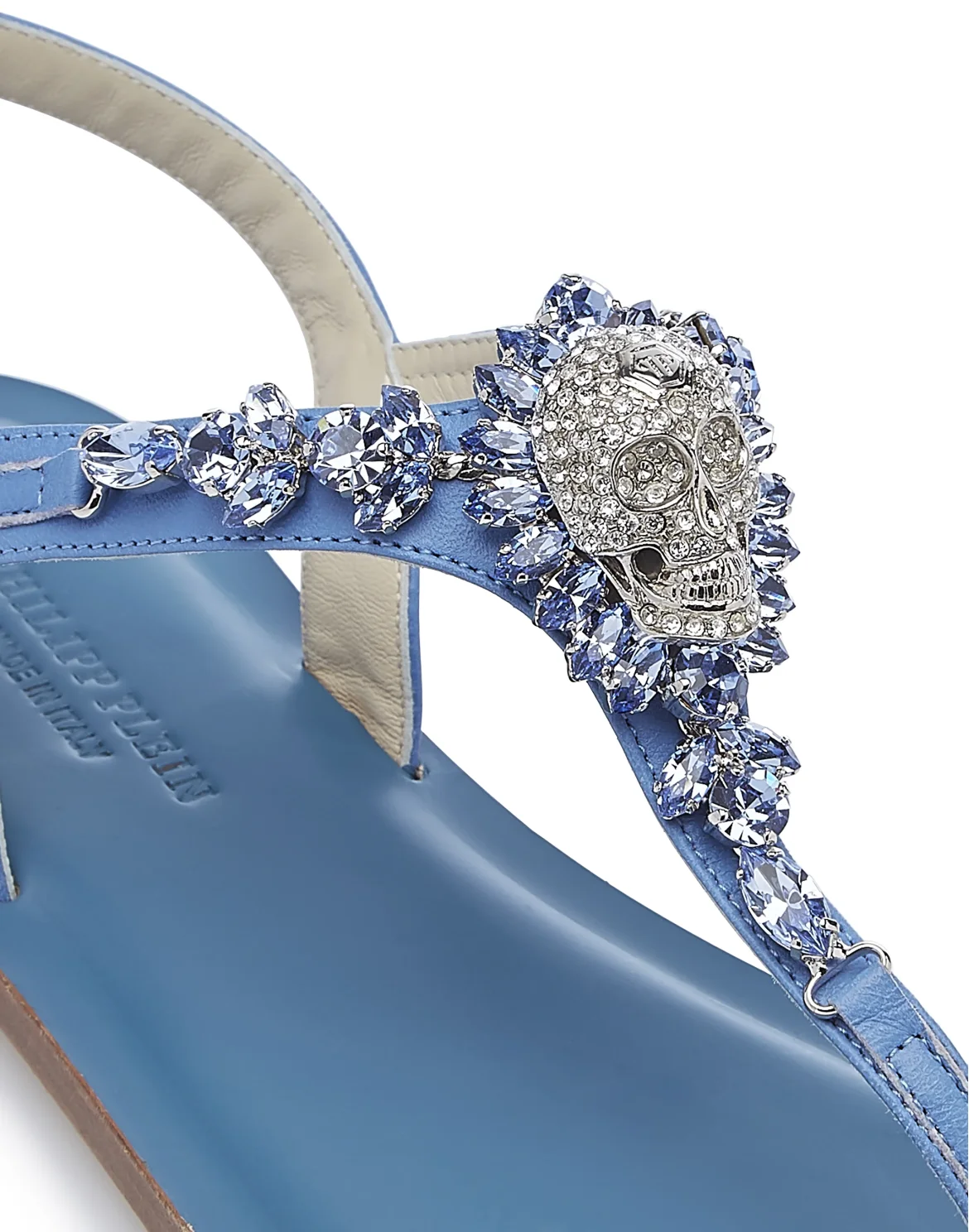Sandals Flat "Michaela", цвет: Голубой
