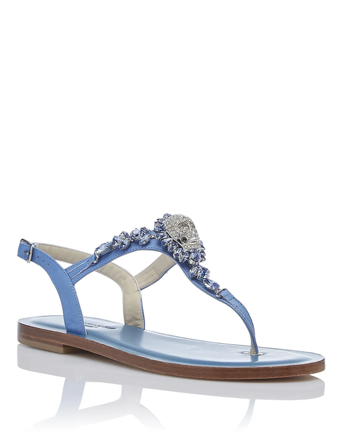 Sandals Flat "Michaela", цвет: Голубой