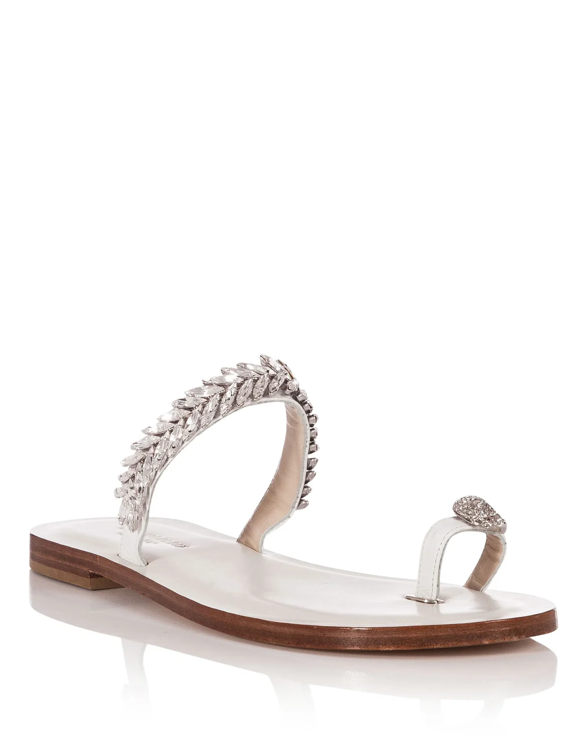 Sandals Flat "Christel", цвет: Белый