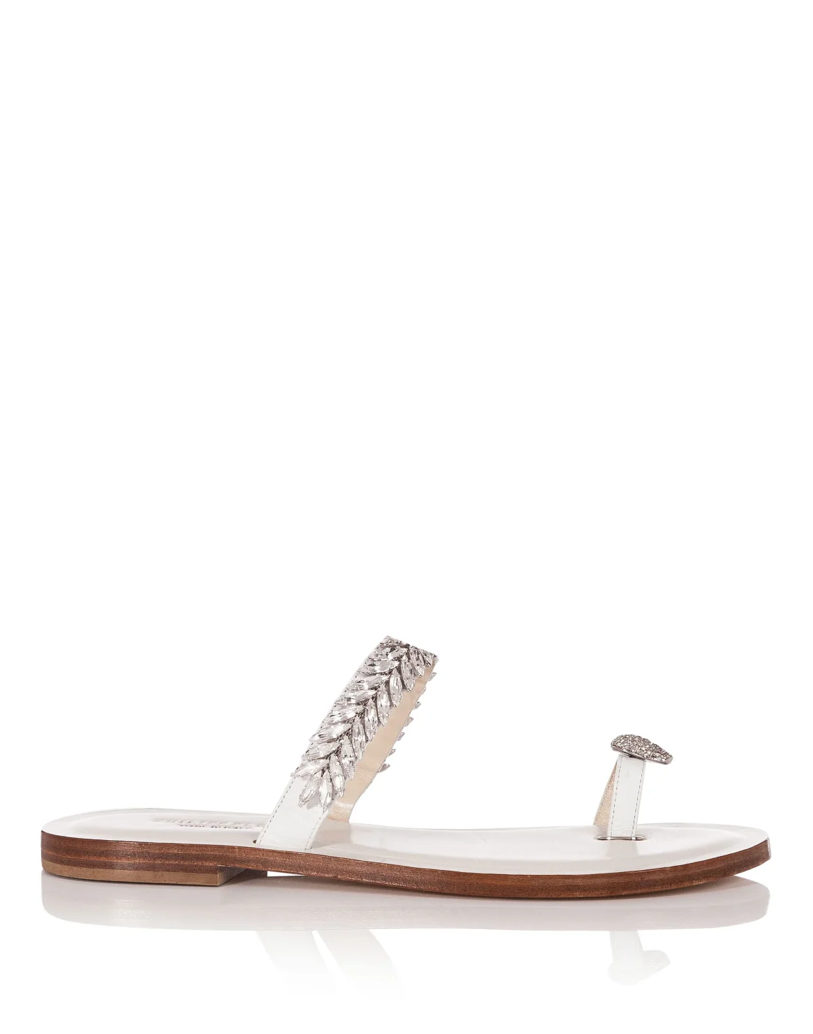 Sandals Flat "Christel", цвет: Белый