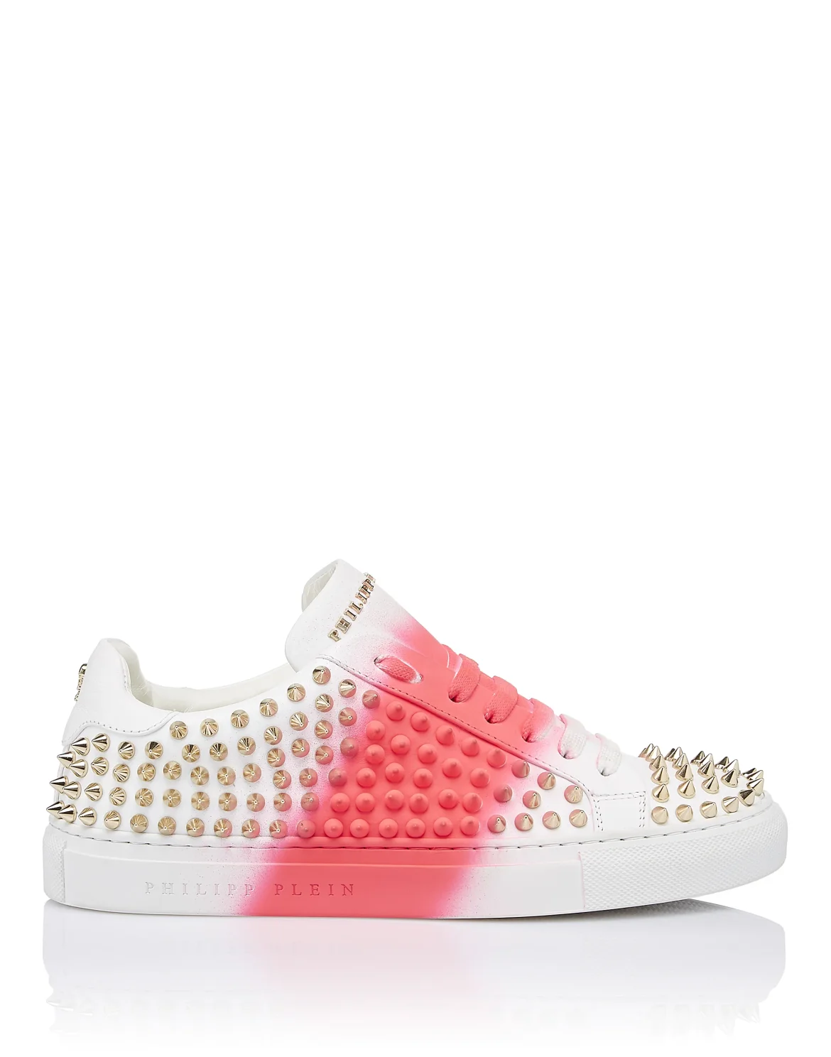Lo-Top Sneakers "Pink me", цвет: Белый