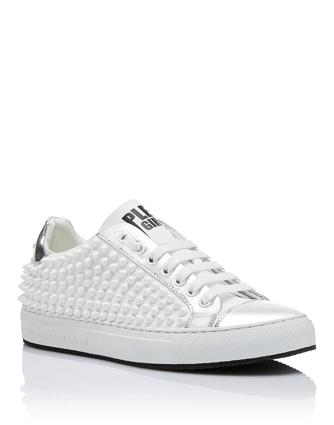 Lo-Top Sneakers "Roses", цвет: Белый