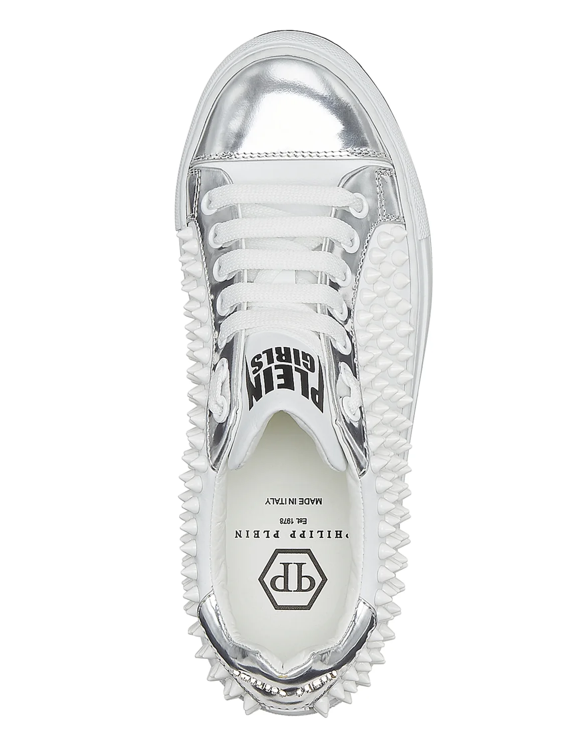 Lo-Top Sneakers "Roses", цвет: Белый