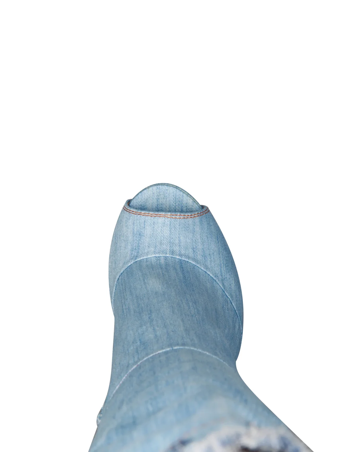 Boots High Heels High "Come on denim", цвет: Голубой