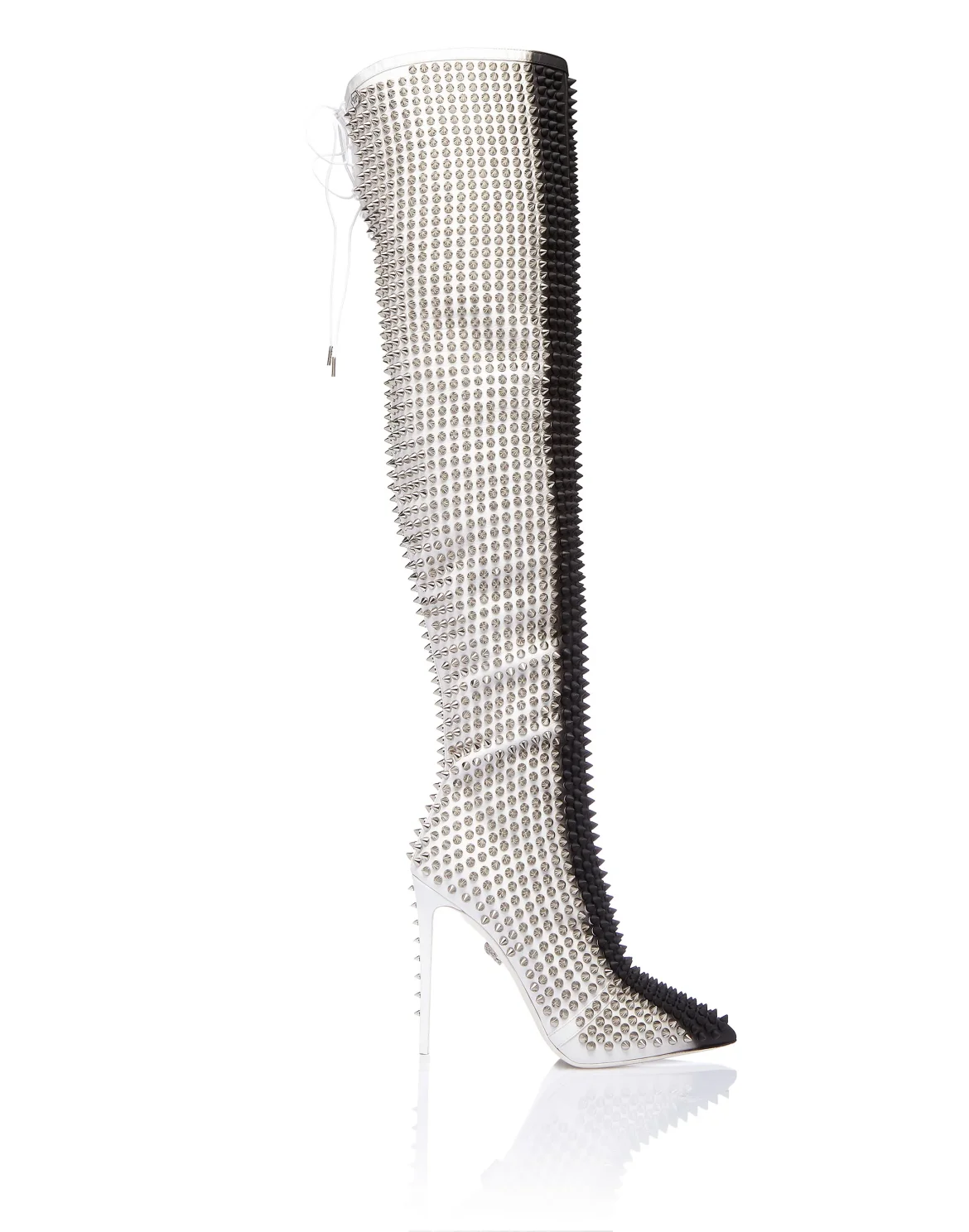 Boots Hi-Heels Overknees "Woman fashion show", цвет: Белый