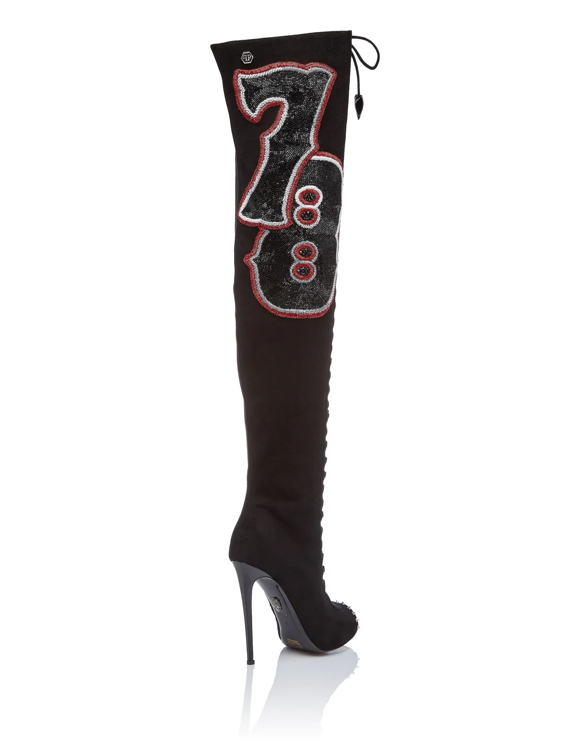 Boots High Heels High "Suede on show", цвет: Черный