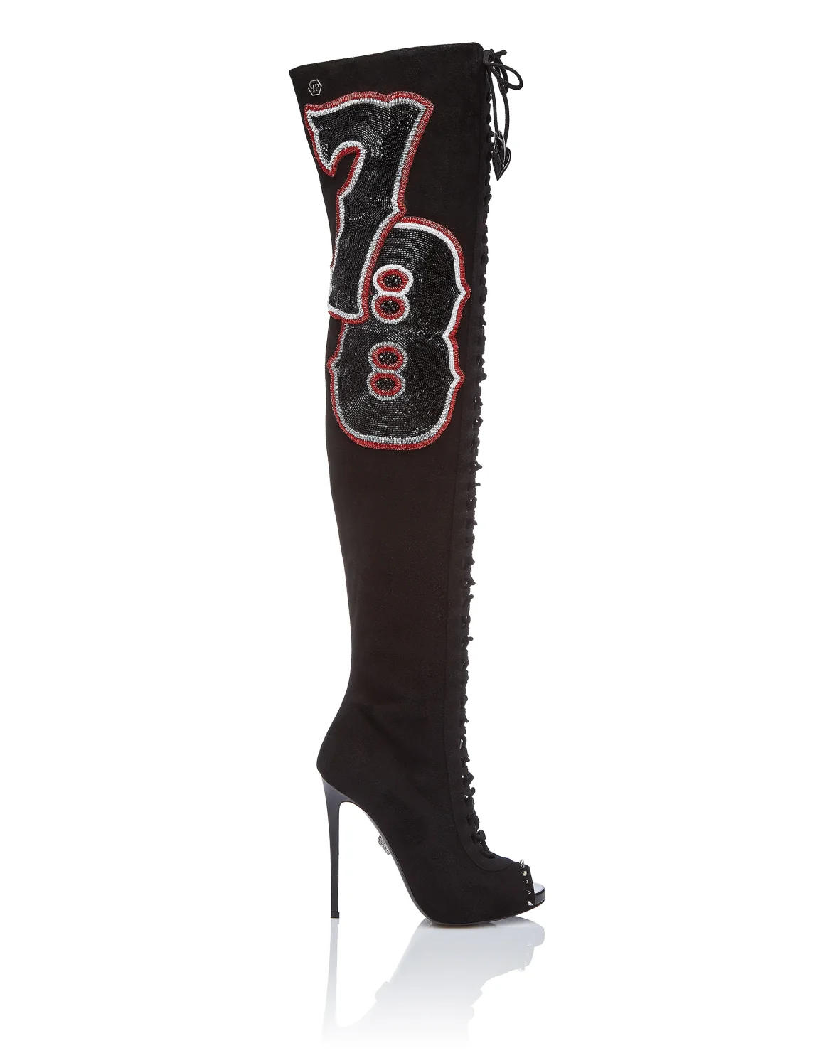 Boots High Heels High "Suede on show", цвет: Черный