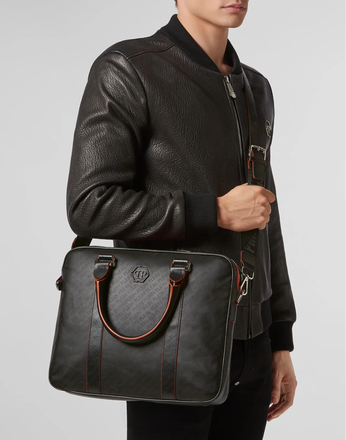 Medium Travel Bag All over PP, цвет: Черный