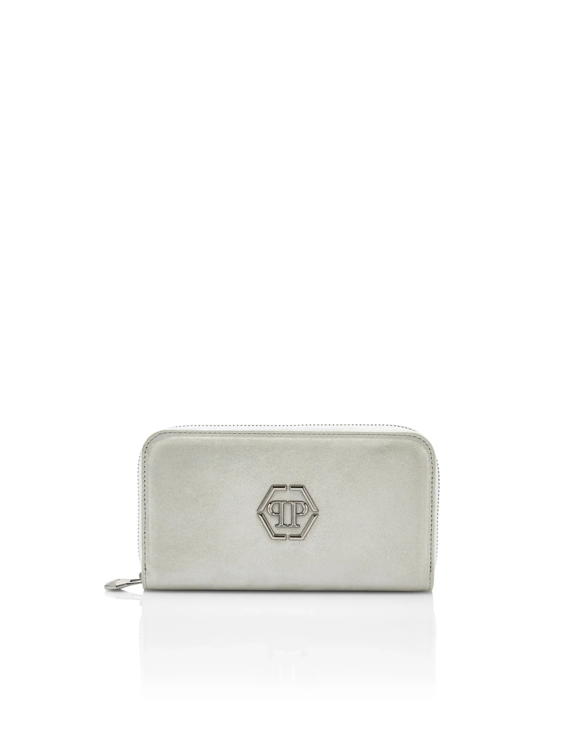 Continental wallet, цвет: Серебристый