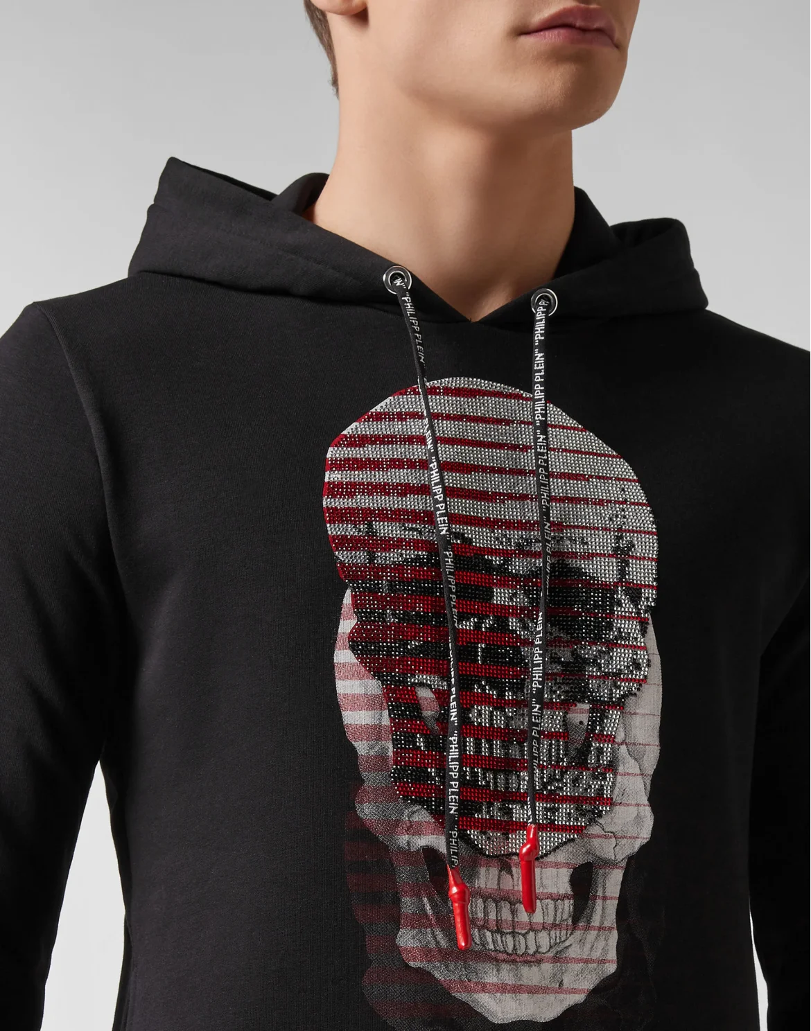 Hoodie sweatshirt Skull, цвет: Черный