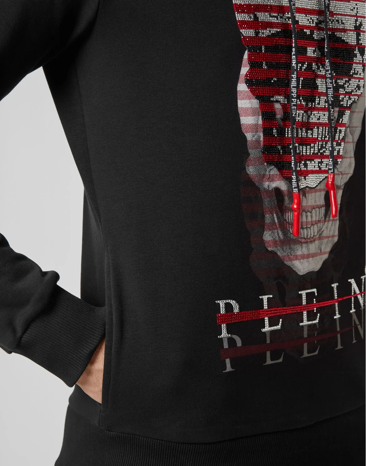 Hoodie sweatshirt Skull, цвет: Черный