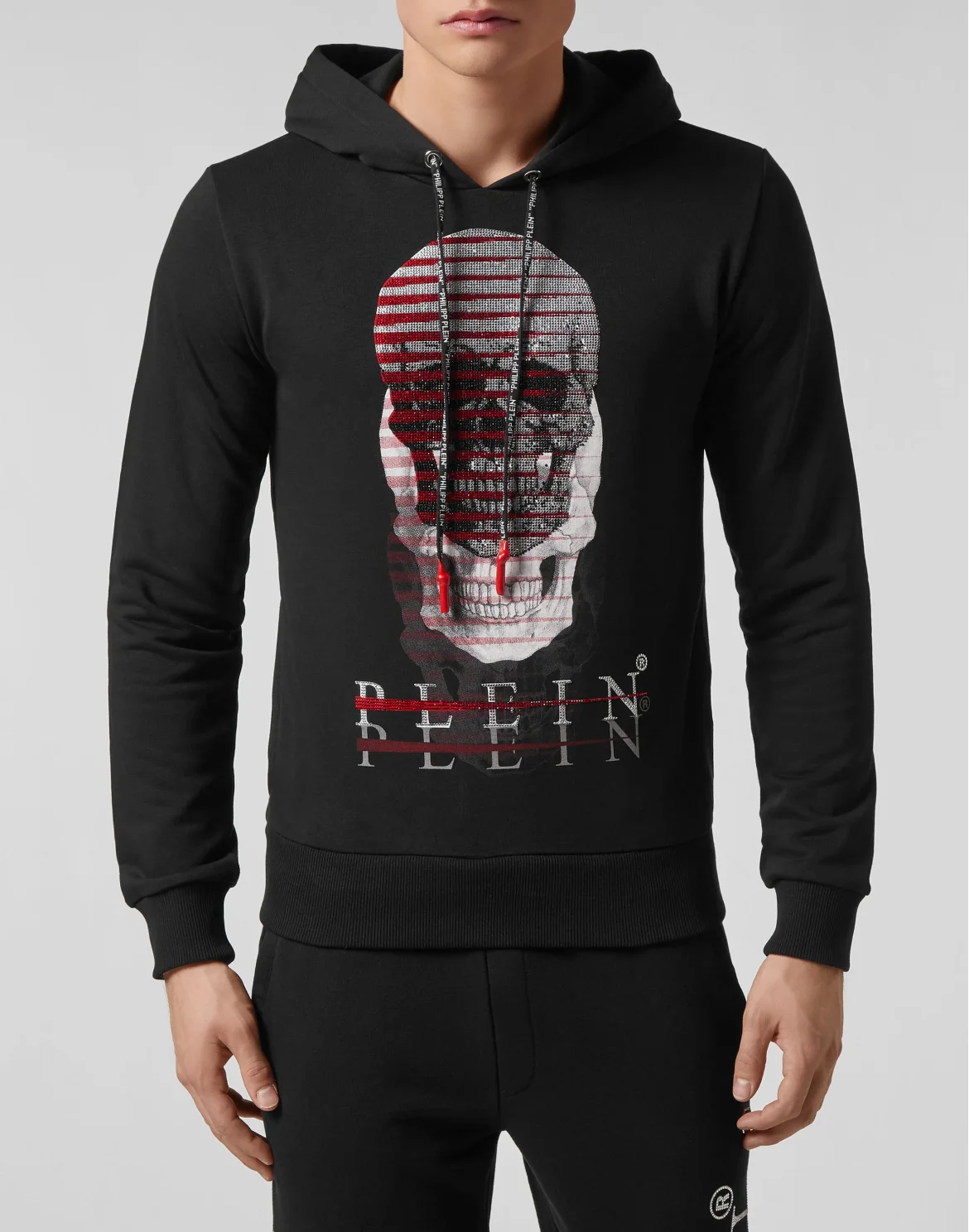 Hoodie sweatshirt Skull, цвет: Черный