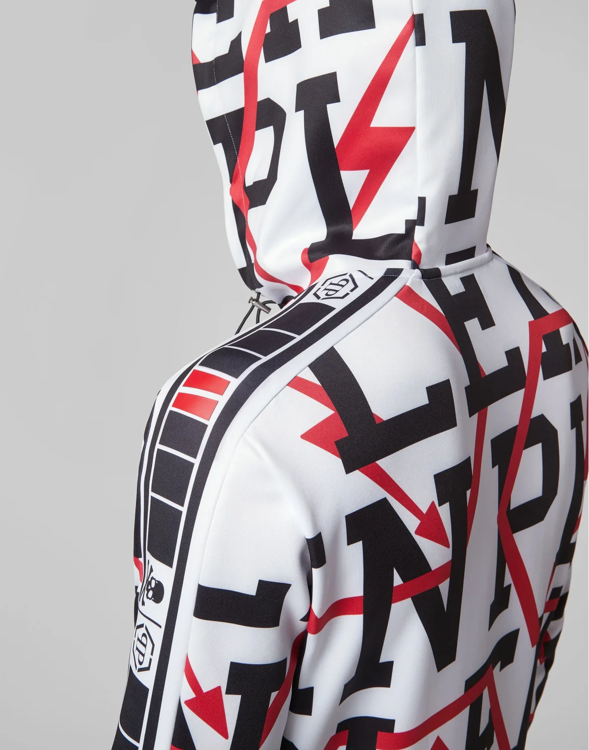 Hoodie sweatshirt Geometric, цвет: Белый