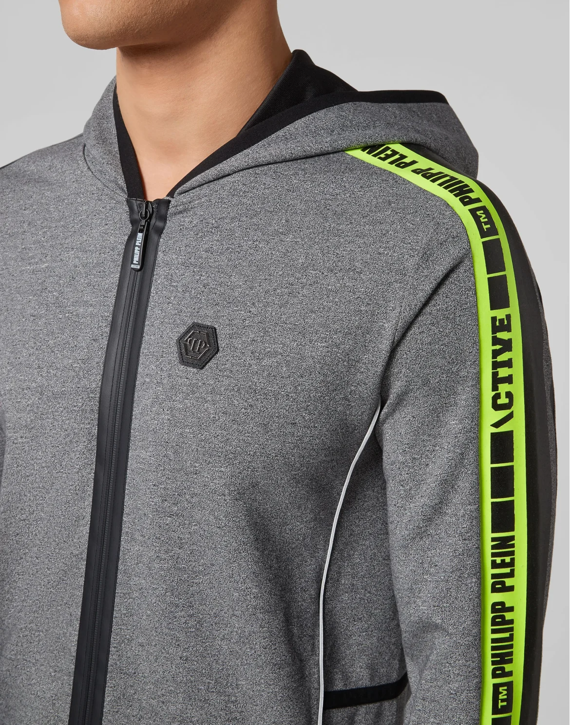 Hoodie Sweatjacket Philipp Plein TM, цвет: Серый