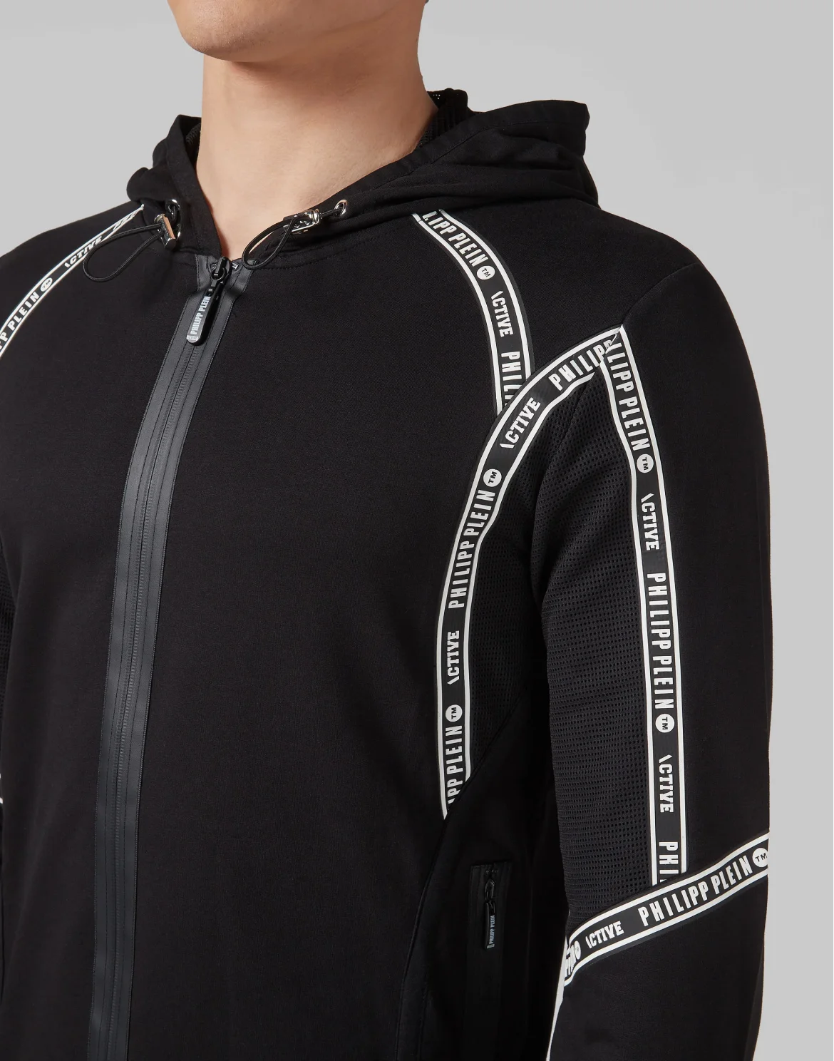 Hoodie Sweatjacket Philipp Plein TM, цвет: Черный