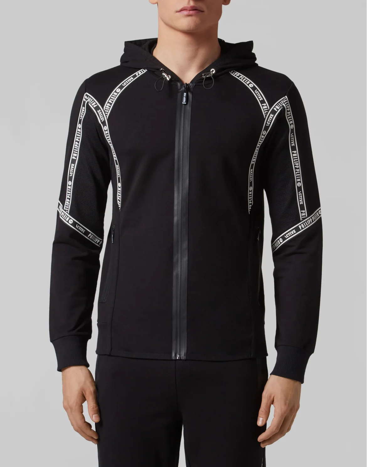 Hoodie Sweatjacket Philipp Plein TM, цвет: Черный