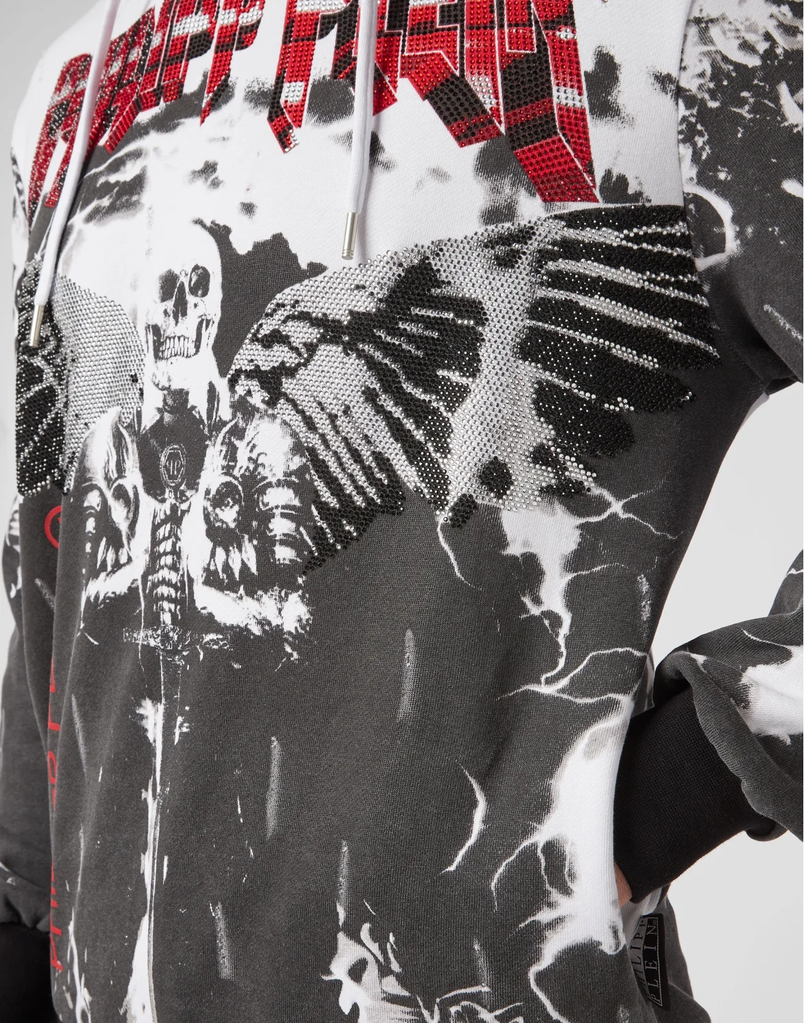 Hoodie sweatshirt Rock PP, цвет: Белый