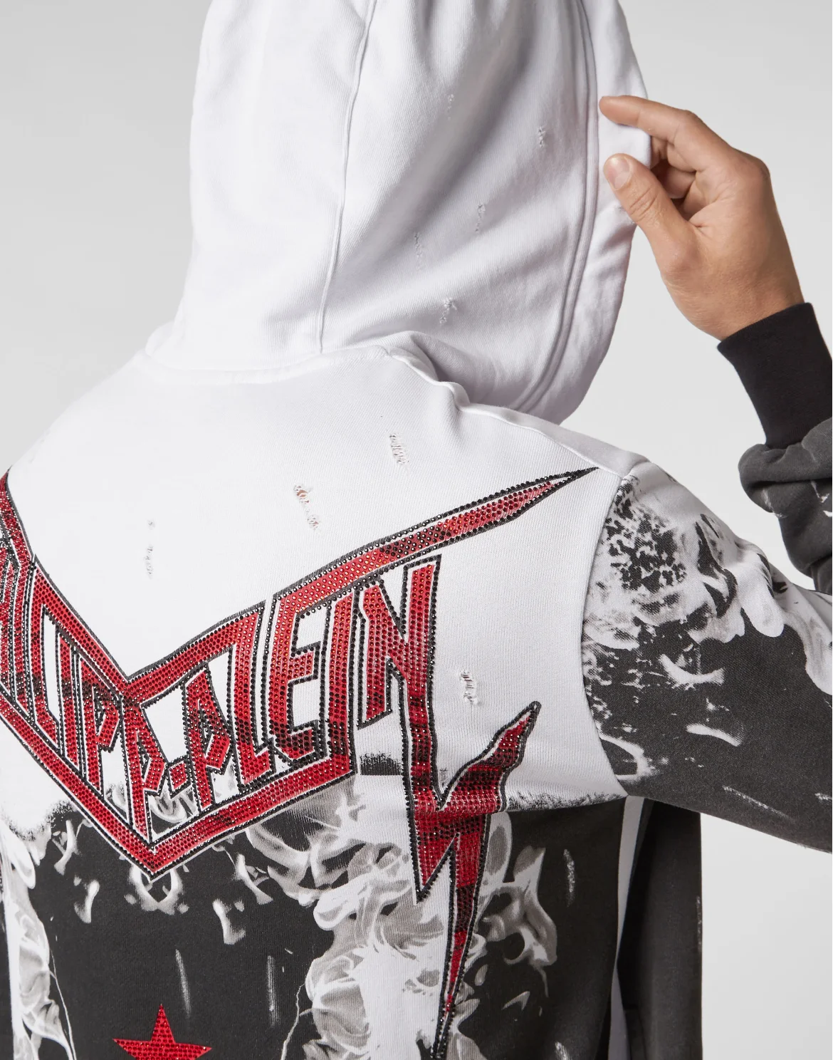 Hoodie sweatshirt Rock PP, цвет: Белый