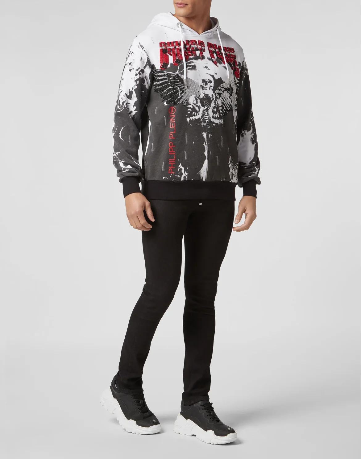 Hoodie sweatshirt Rock PP, цвет: Белый