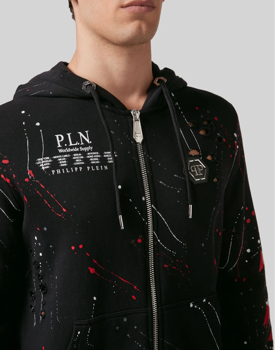Hoodie Sweatjacket Thunder, цвет: Черный