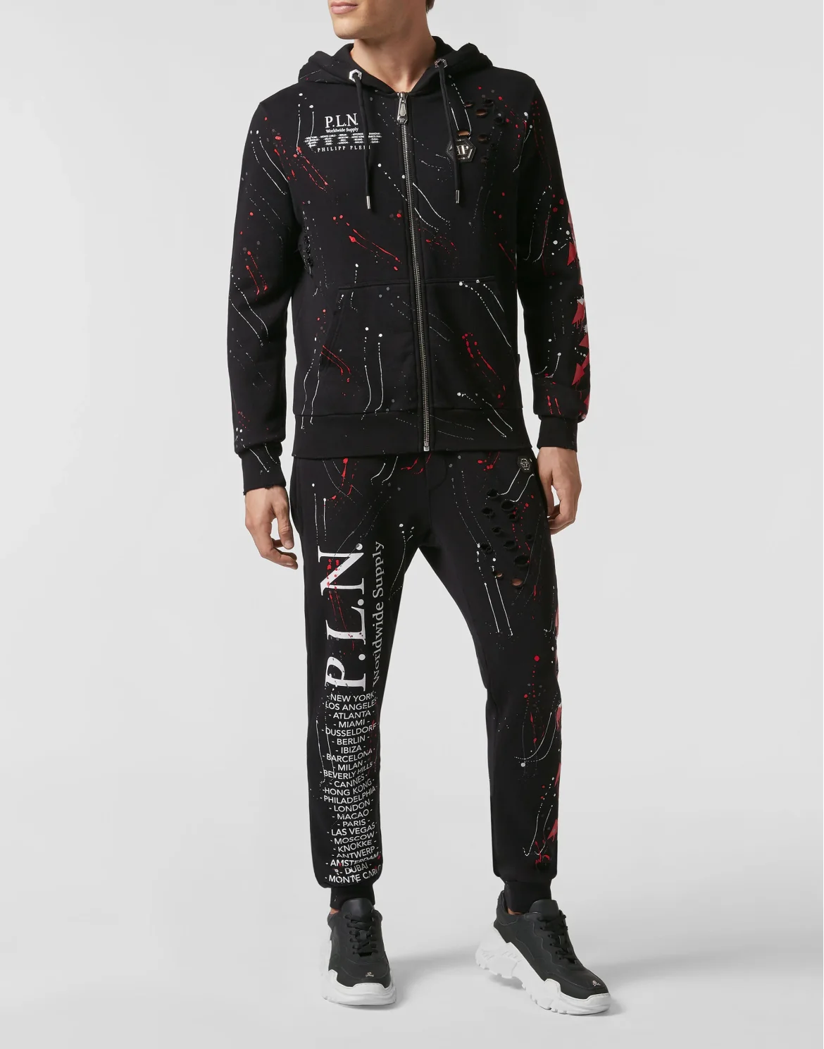 Hoodie Sweatjacket Thunder, цвет: Черный