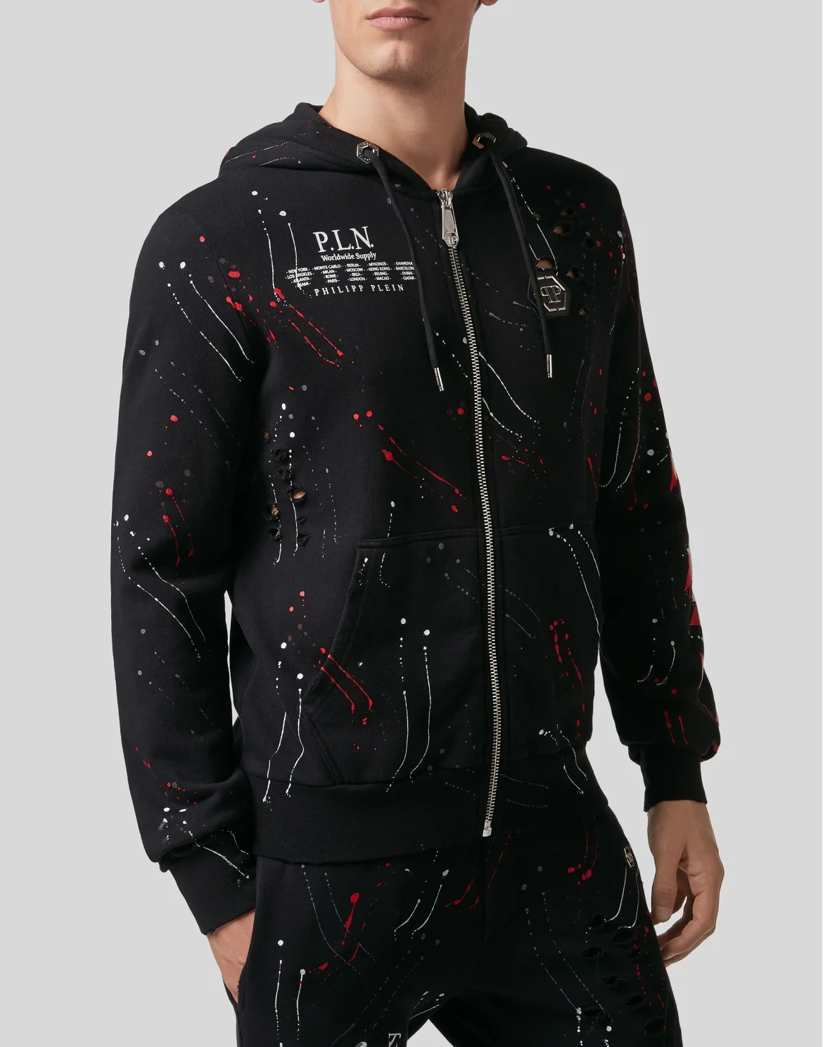 Hoodie Sweatjacket Thunder, цвет: Черный