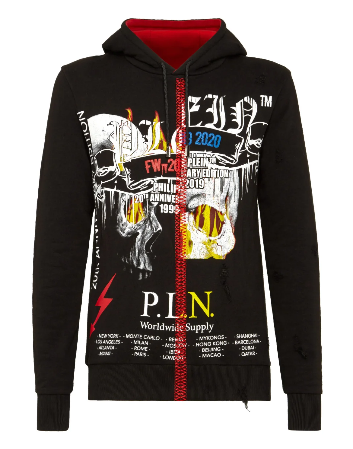 Hoodie sweatshirt Rock PP, цвет: Черный