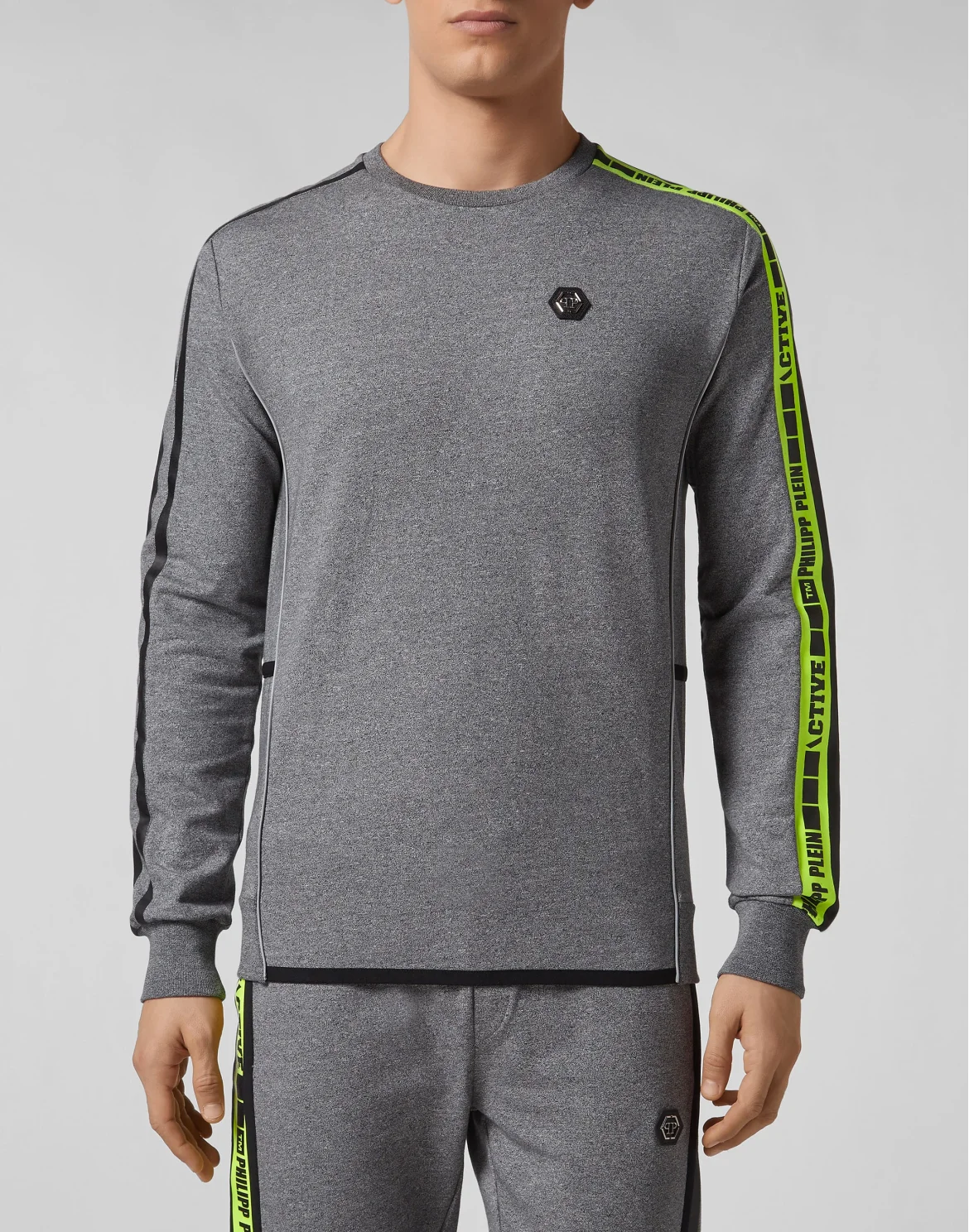 Sweatshirt LS Philipp Plein TM, цвет: Серый
