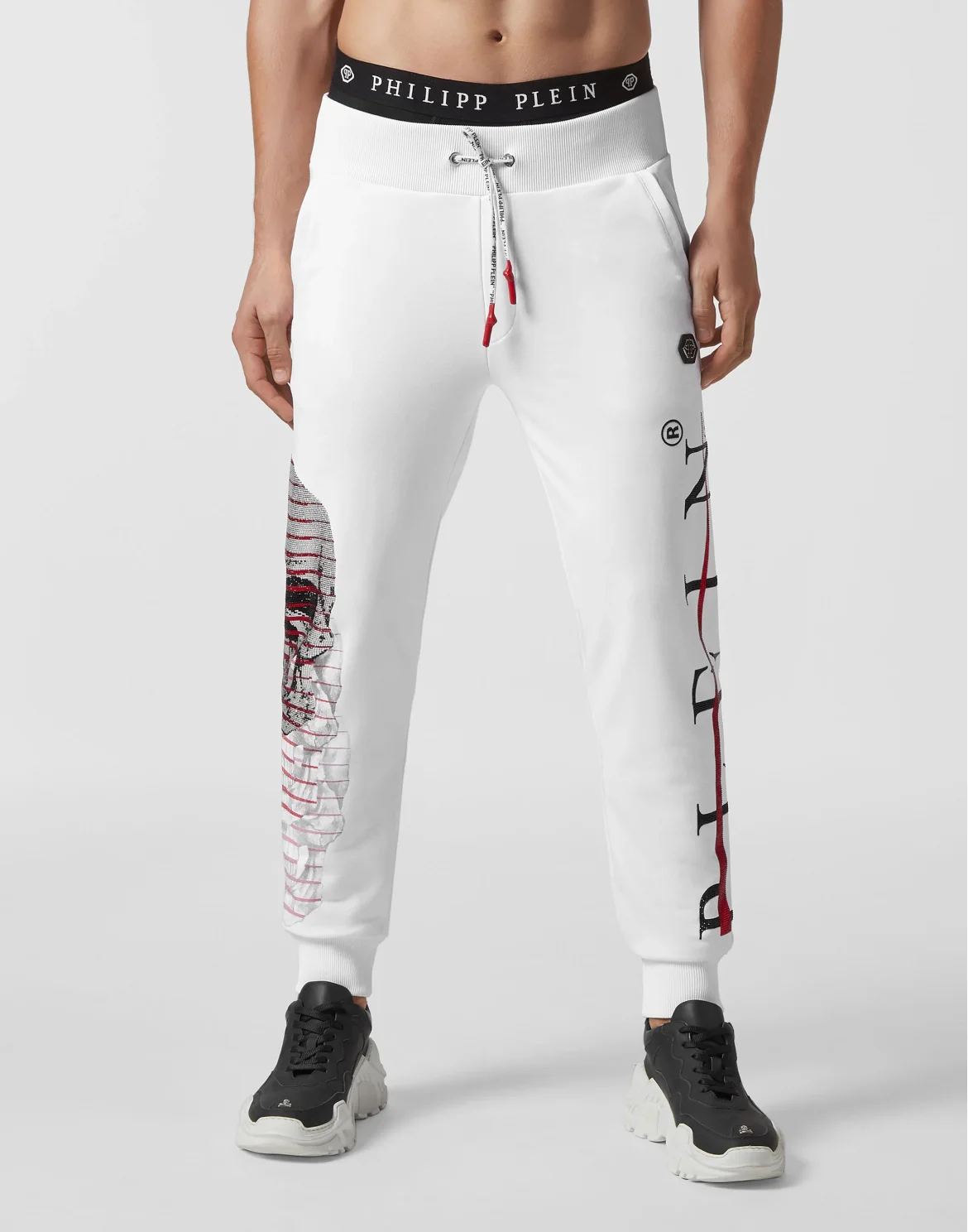 Jogging Trousers Skull, цвет: Белый