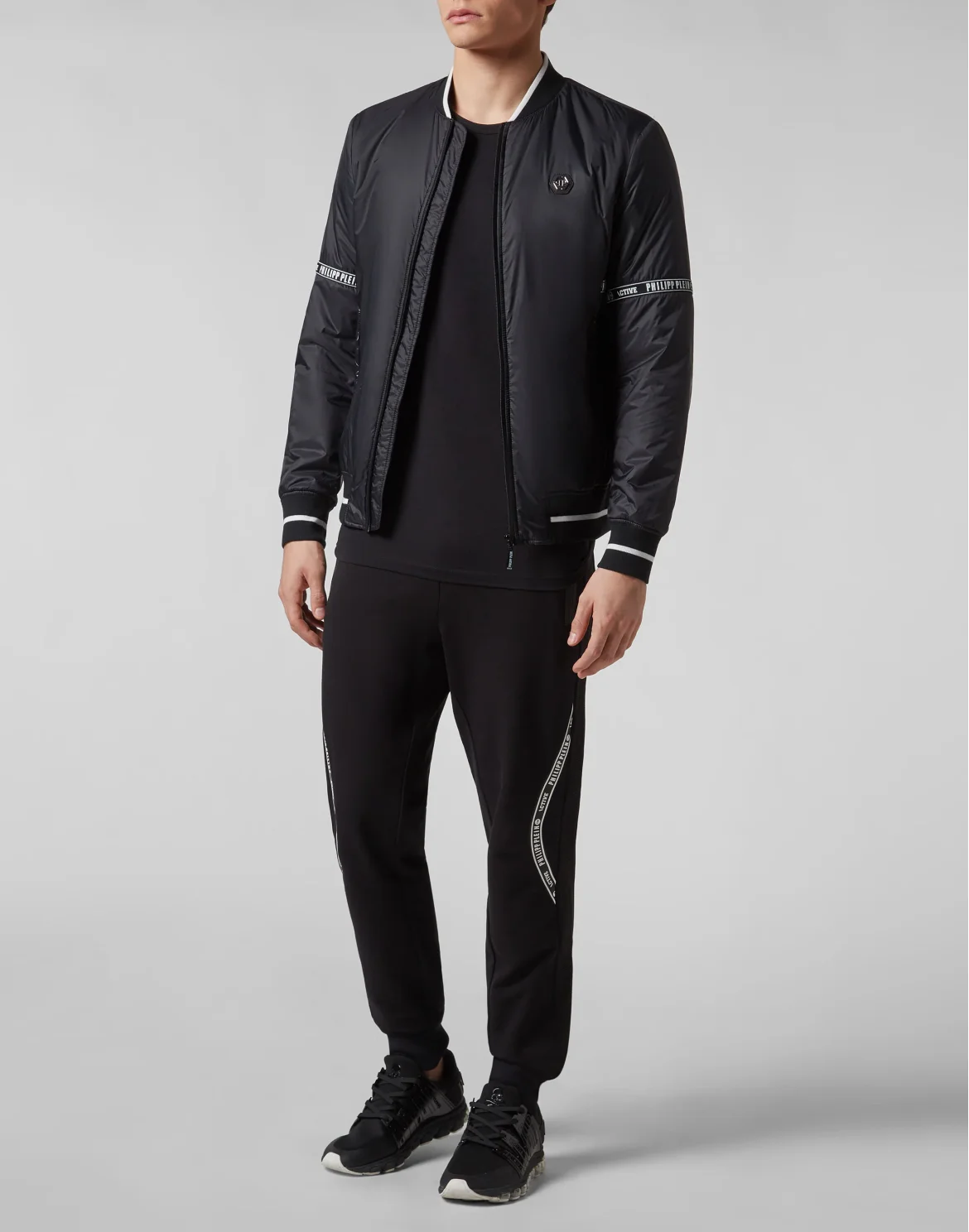 Nylon Jacket Philipp Plein TM, цвет: Черный