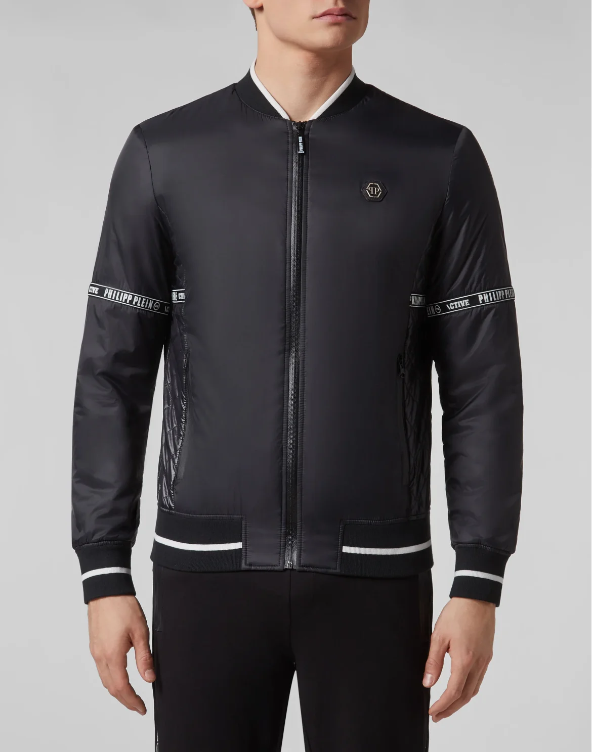 Nylon Jacket Philipp Plein TM, цвет: Черный