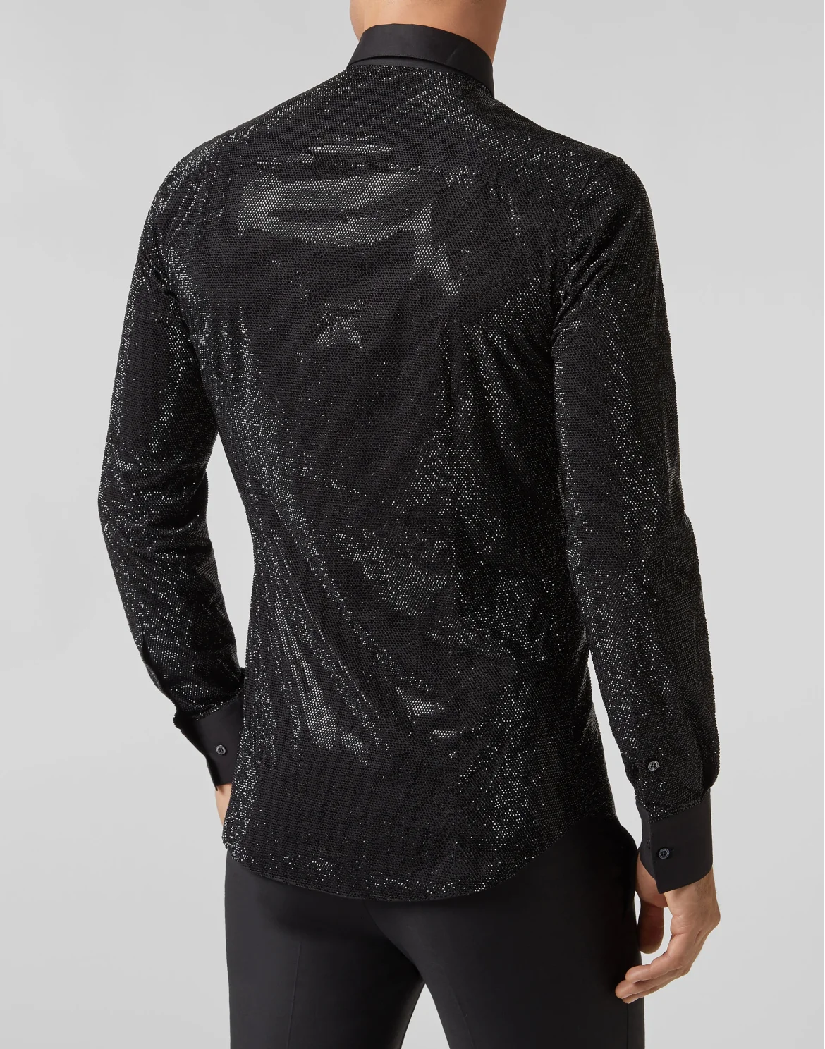 Shirt Platinum Cut SS Crystal, цвет: Черный