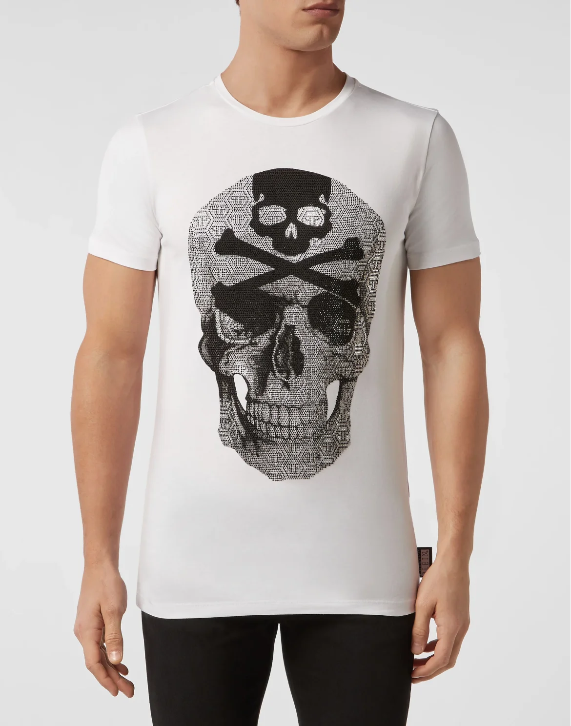 T-shirt Round Neck SS Skull, цвет: Белый