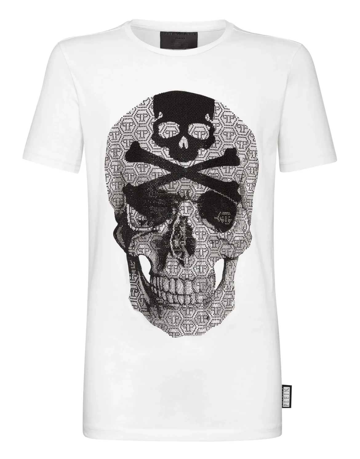 T-shirt Round Neck SS Skull, цвет: Белый