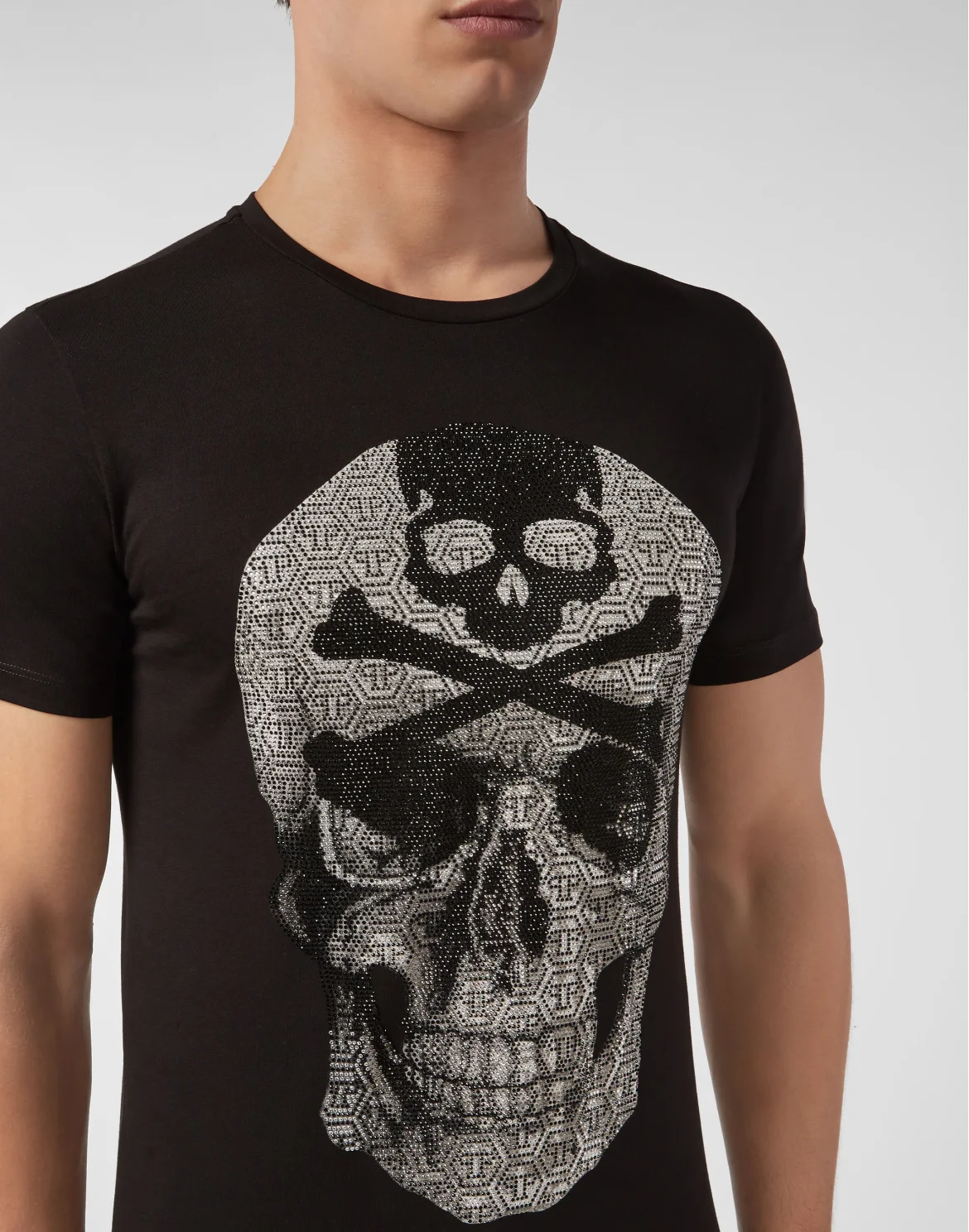 T-shirt Round Neck SS Skull, цвет: Черный