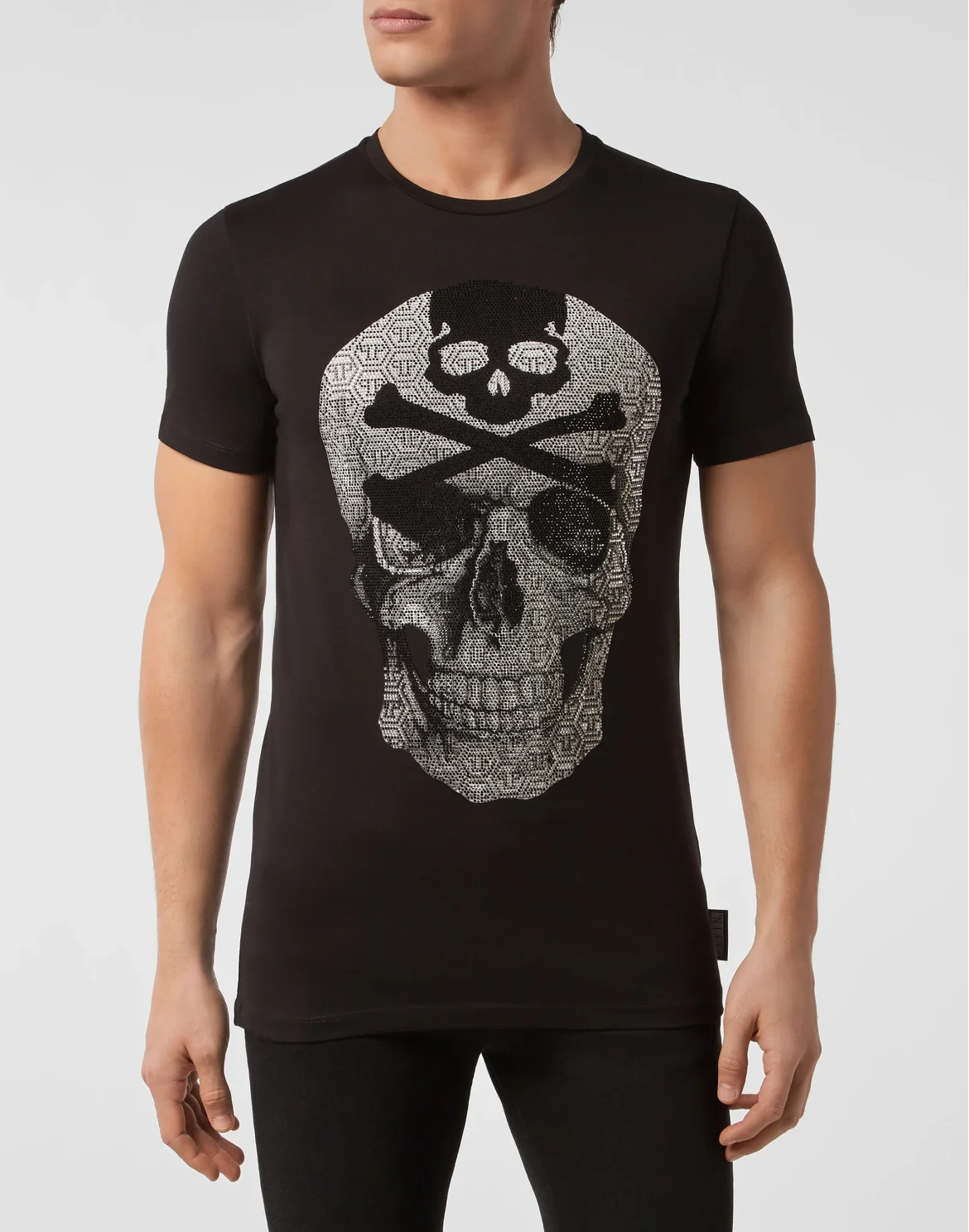 T-shirt Round Neck SS Skull, цвет: Черный