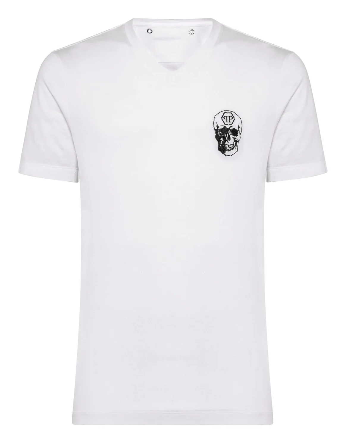 T-shirt Round Neck SS Skull, цвет: Белый