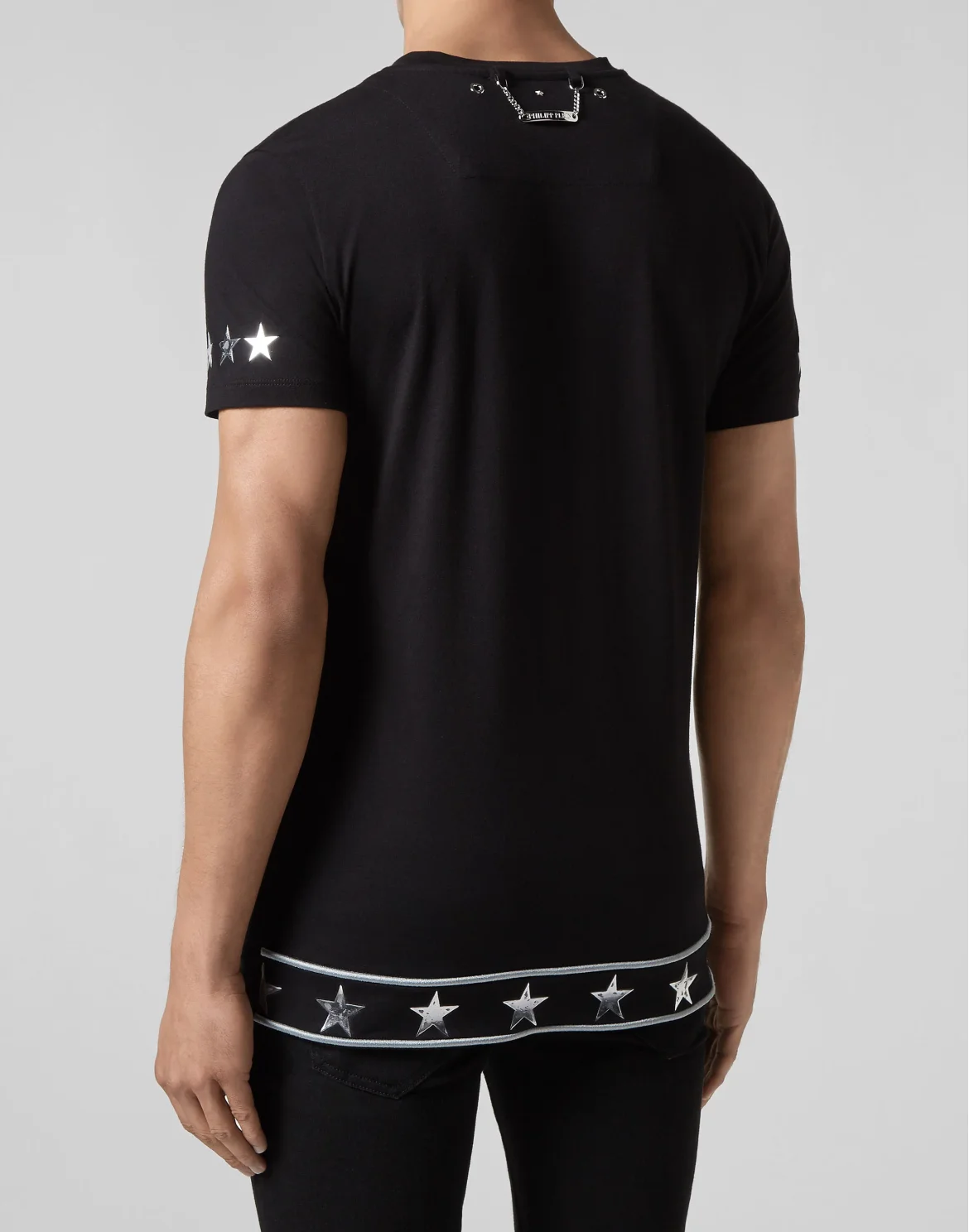 T-shirt Round Neck SS Dollar, цвет: Черный