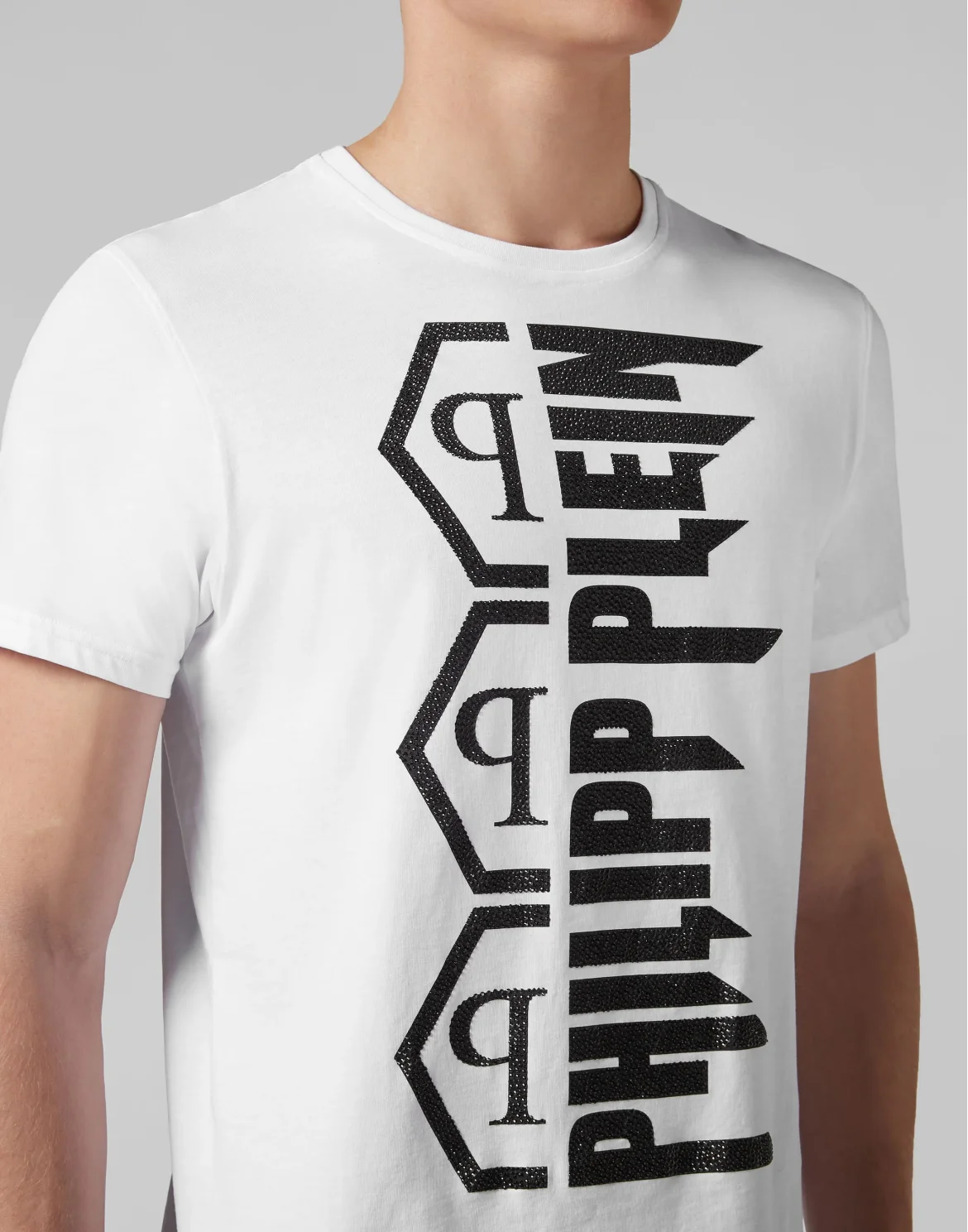 T-shirt Platinum Cut Round Neck Rock PP, цвет: Белый
