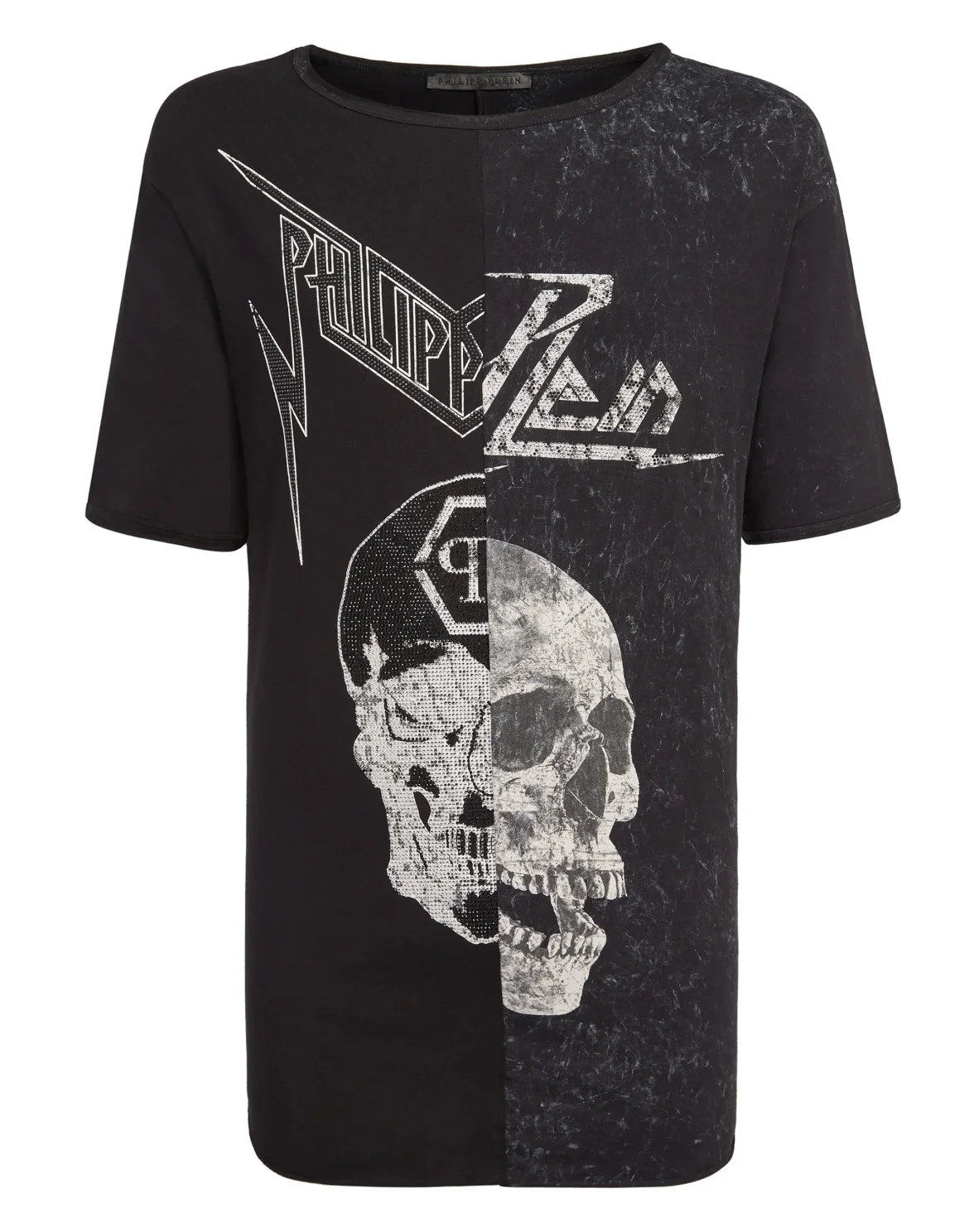 T-shirt Platinum Cut Round Neck Rock PP, цвет: Черный