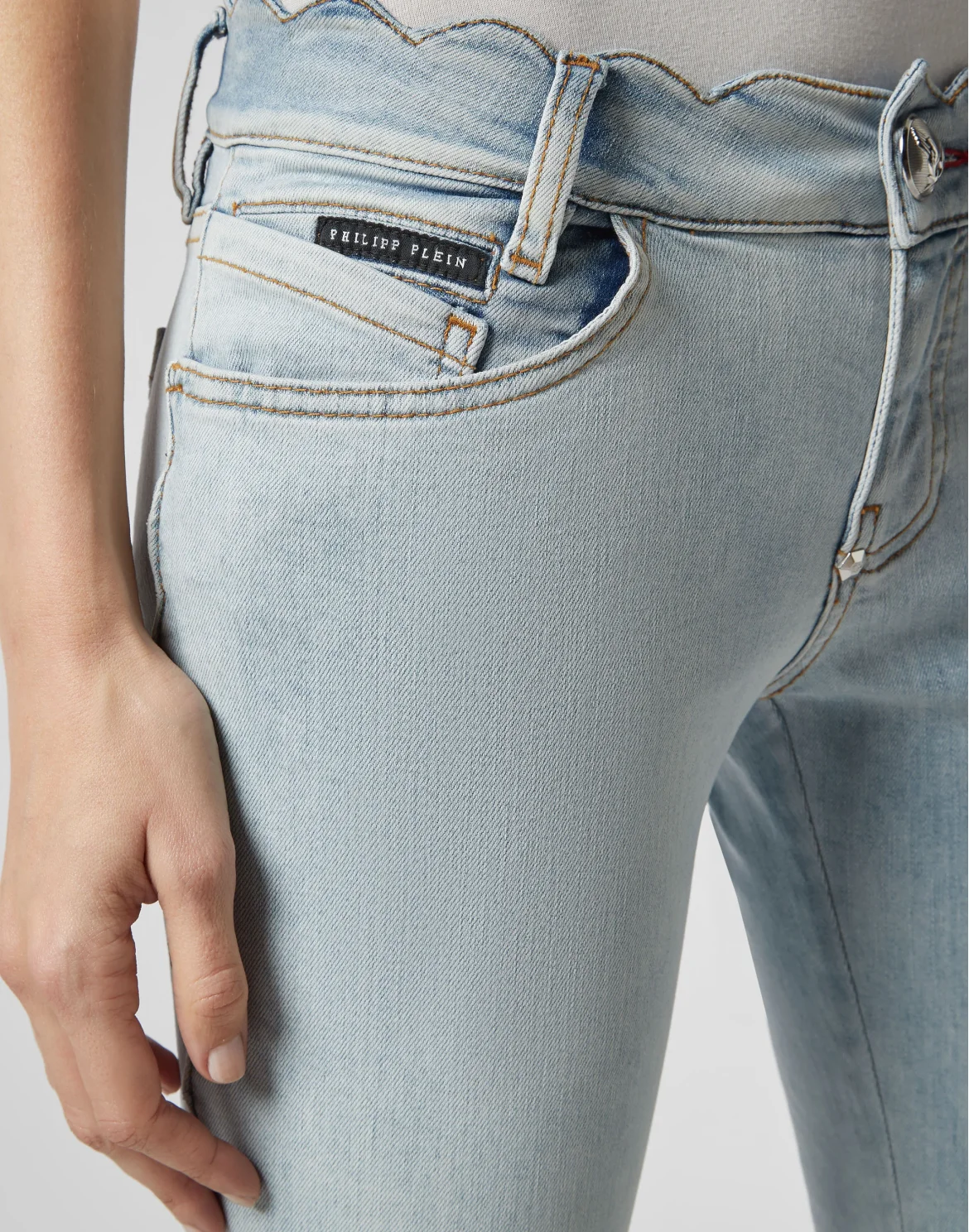 Slim Fit Statement, цвет: Голубой