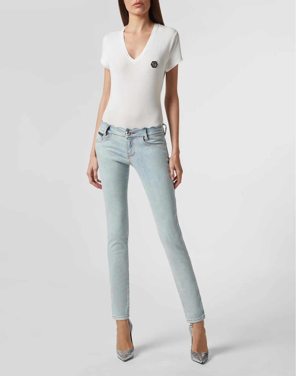 Slim Fit Statement, цвет: Голубой