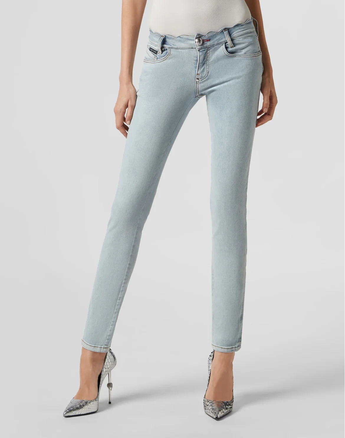 Slim Fit Statement, цвет: Голубой