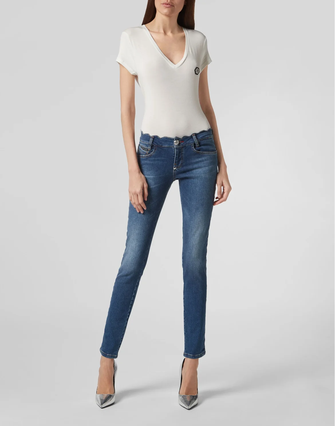 Slim Fit Statement, цвет: Синий