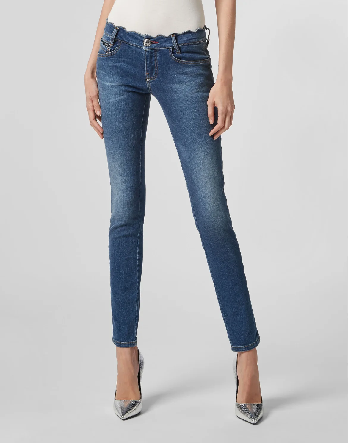 Slim Fit Statement, цвет: Синий