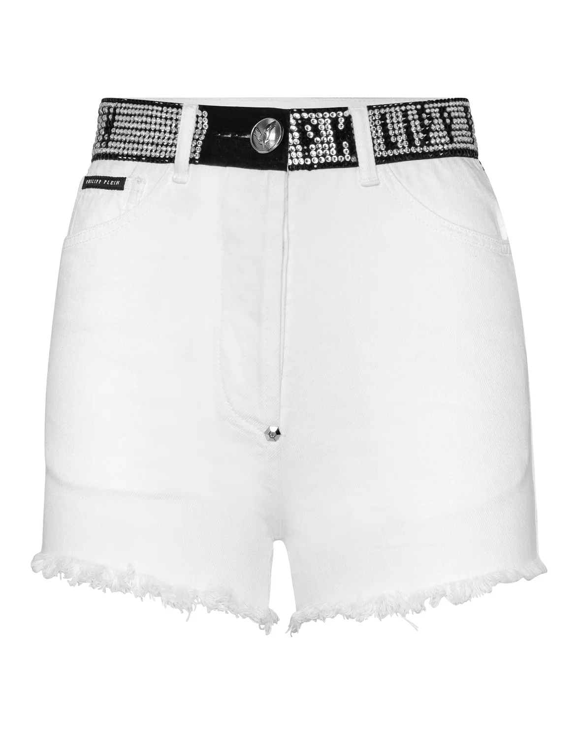 Hot pants Crystal Plein, цвет: Белый