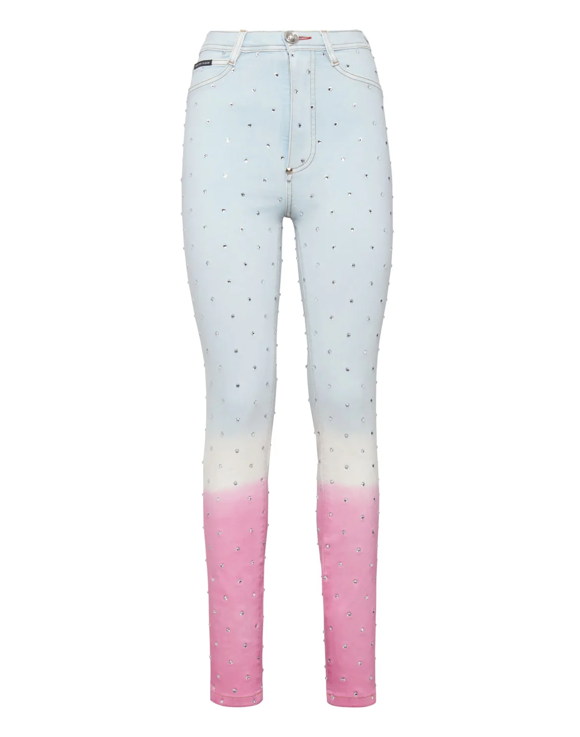 Super High Waist Jegging Crystal, цвет: Розовый